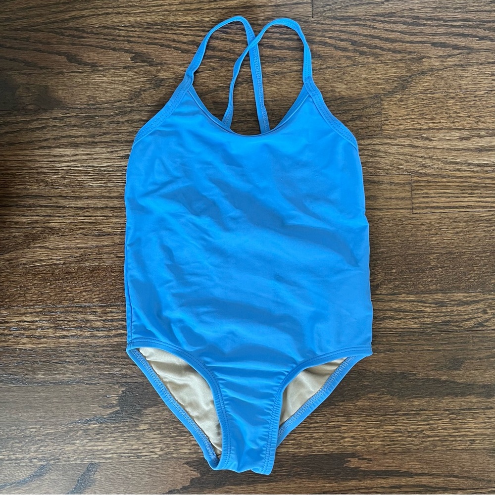Old Navy Swimsuit Blue One Piece Spaghetti Straps 4T GUC